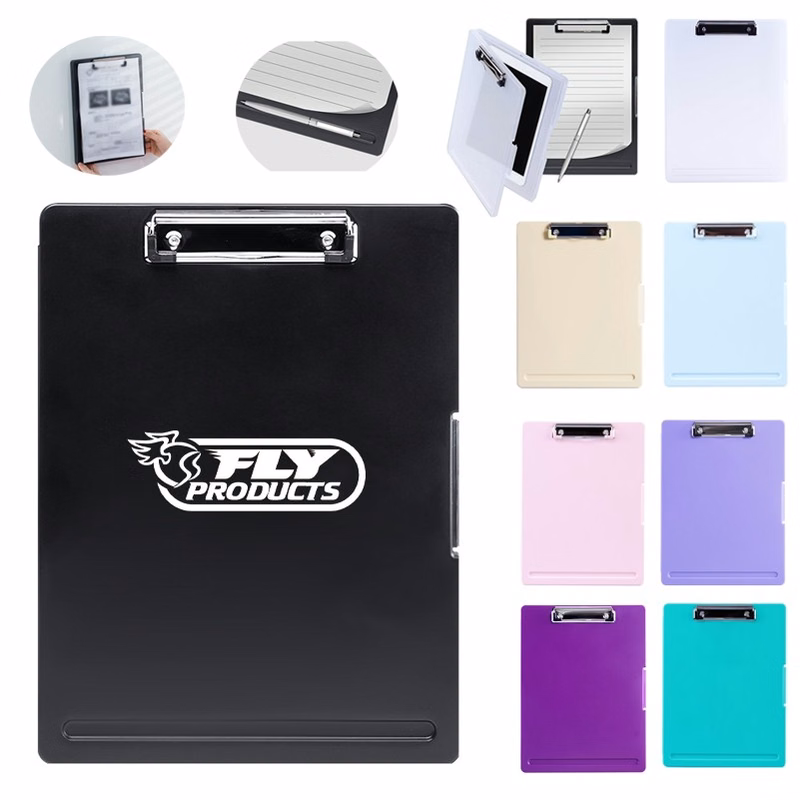Plastic Clipboard Folder with Pen Holder