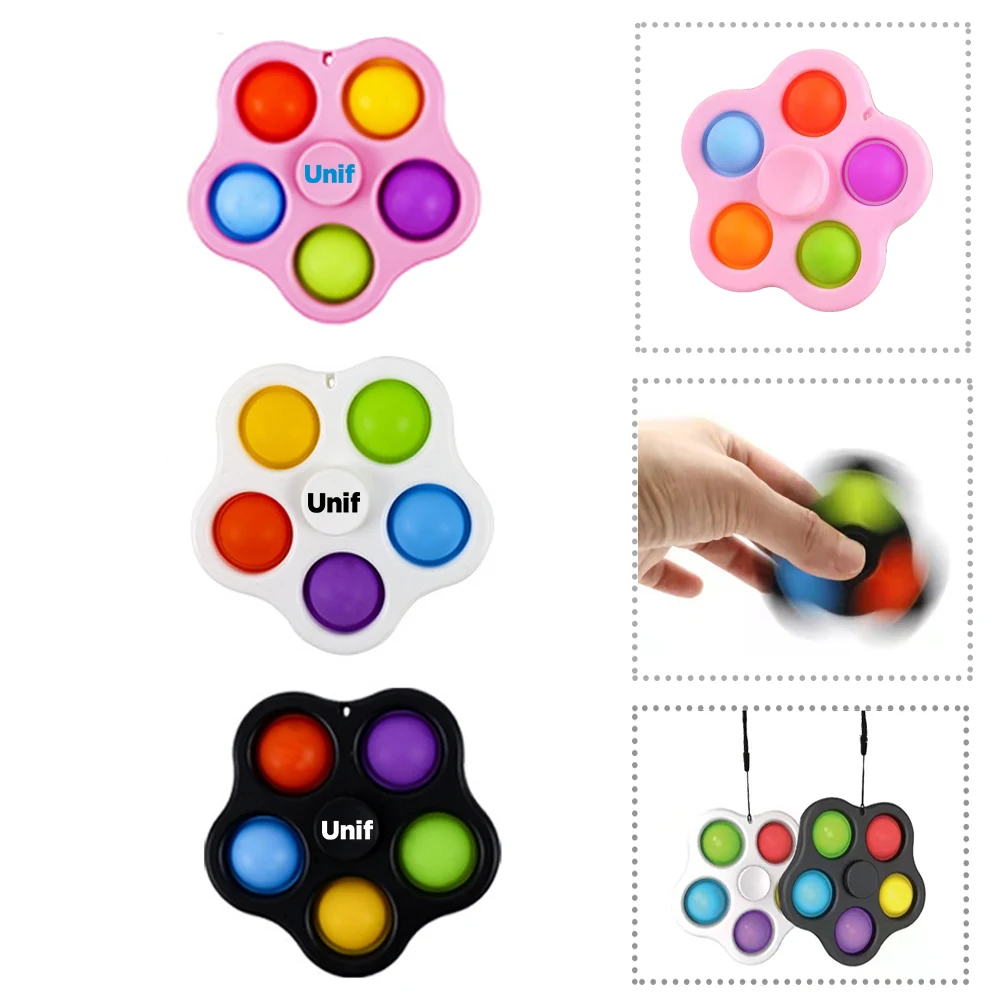 Fun Spinner Push Silicone Stress Relief Spinner Toy 1