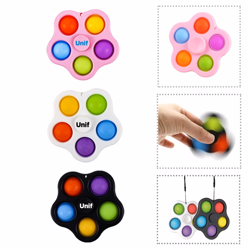 Fun Spinner Push Silicone Stress Relief Spinner Toy