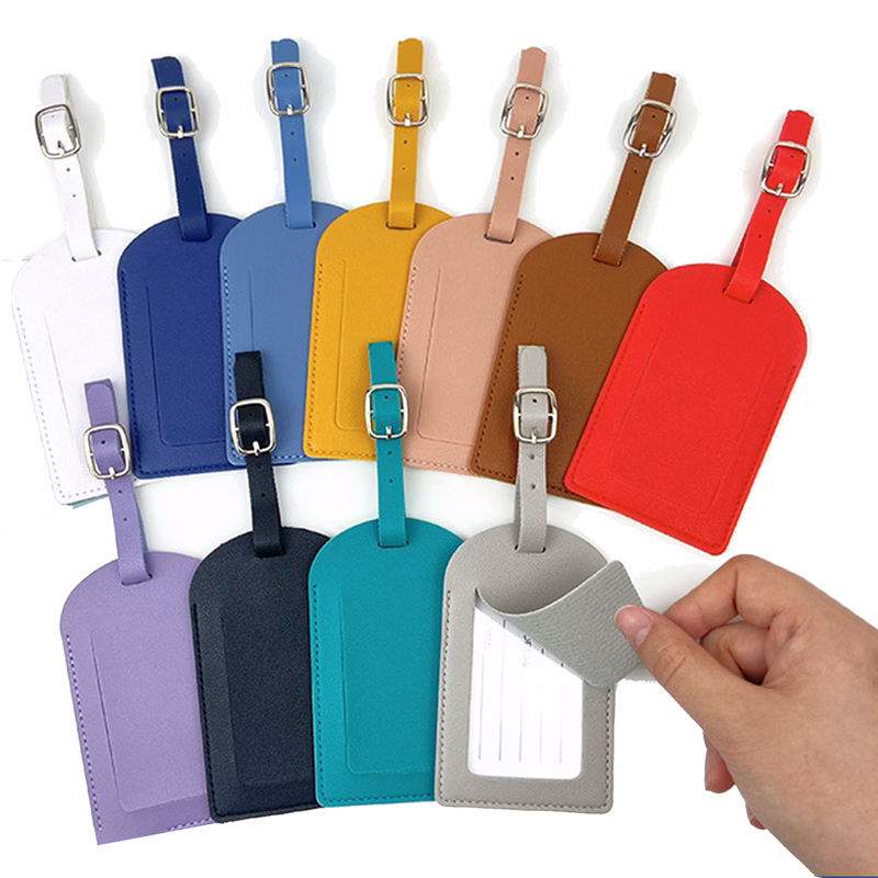 Travel Premium PU Leather Luggage Suitcase ID/Bag Tag