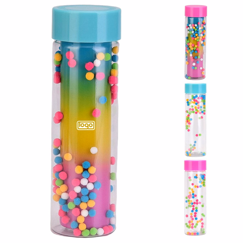 Creative Portable Outdoor Sports Double Wall Pom Cups