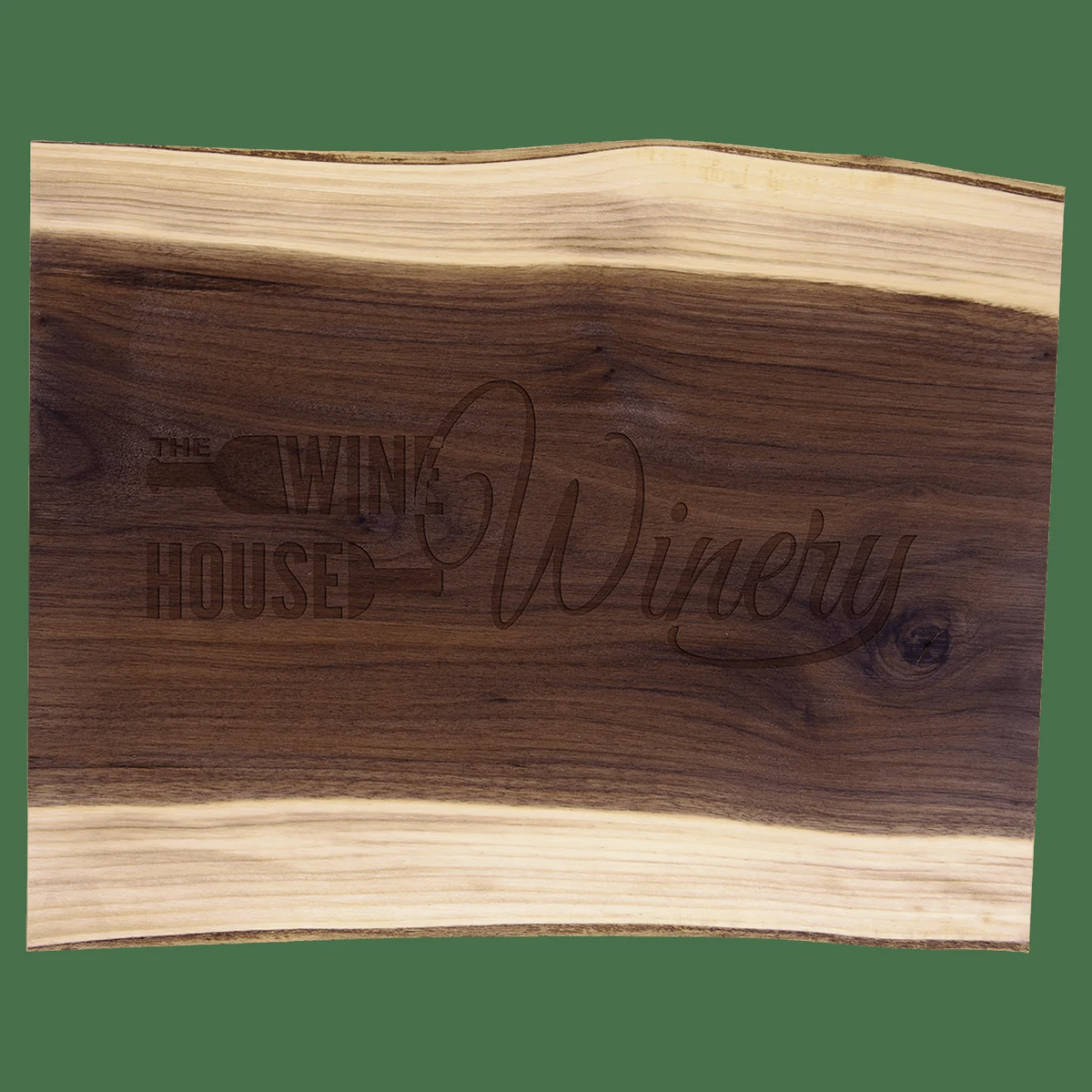 15" x 11 1/2" Variegated Black Walnut Cutting and Charcuterie Board 1