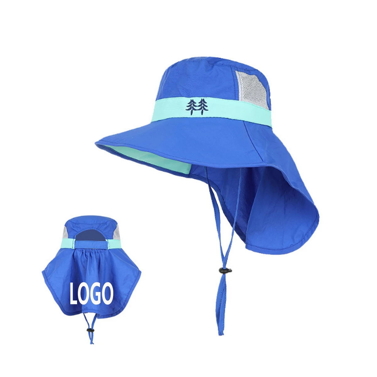 Mesh Hat With Neck Flap 1