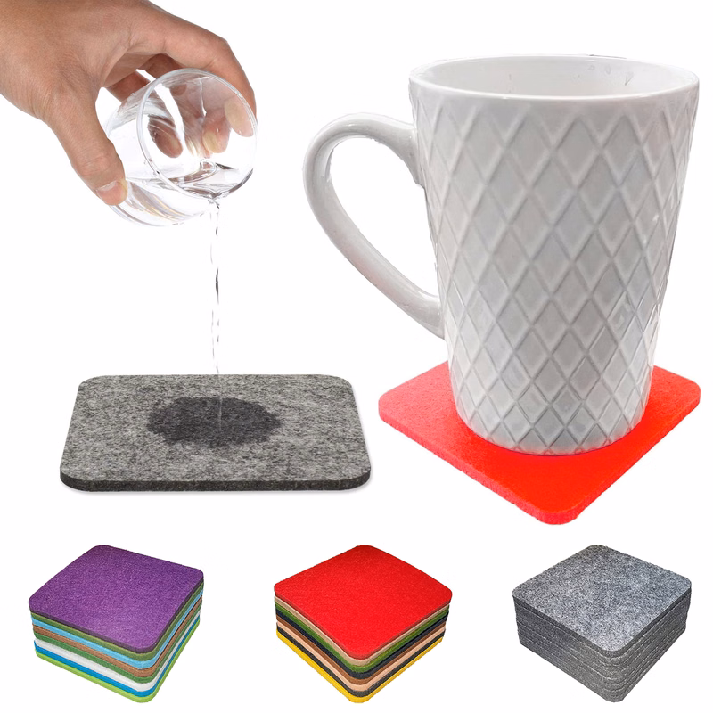 Square Felt Coasters