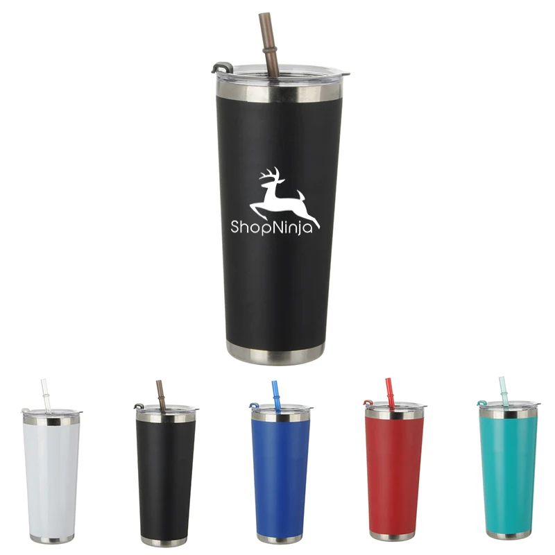 20 oz Straw Bottle, custom water bottle with logo imprint 1
