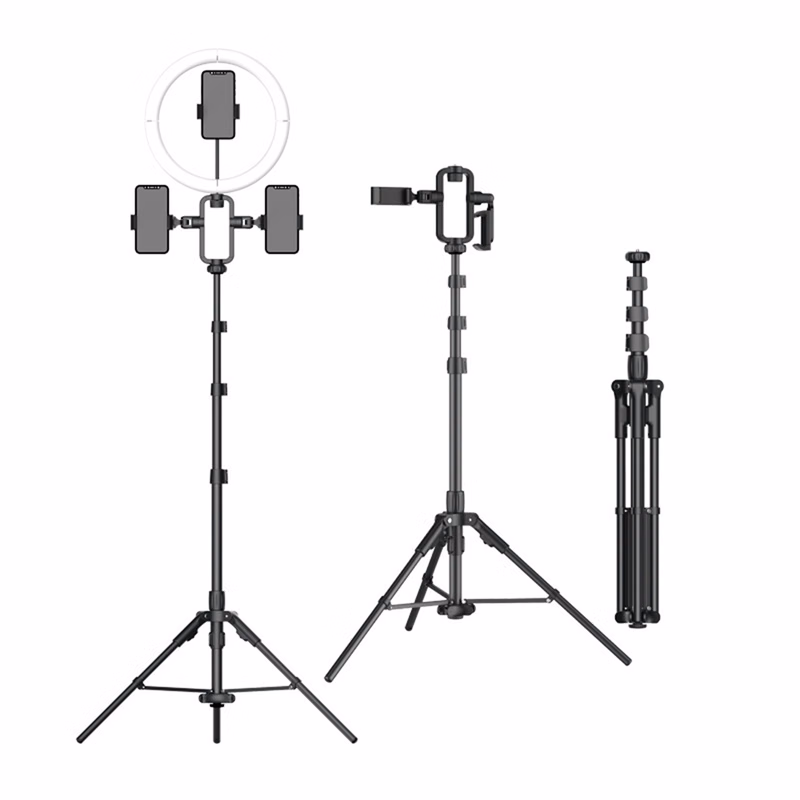 Ring Light with Live Stream Stand with 2Phone Holders