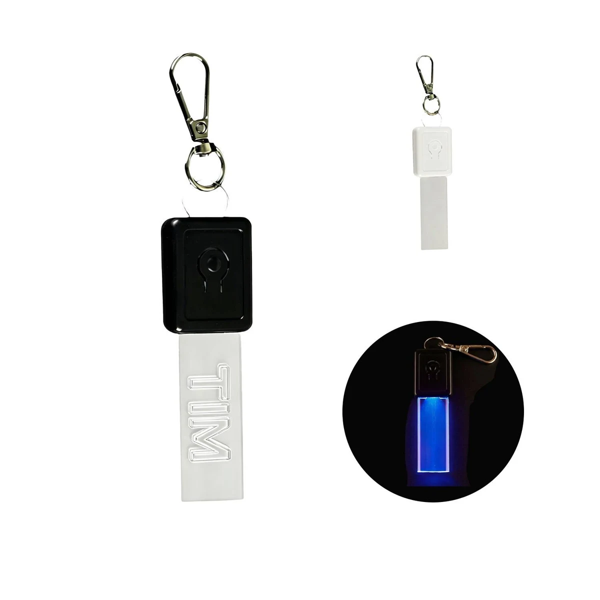 Compact LED Acrylic Keychain 1