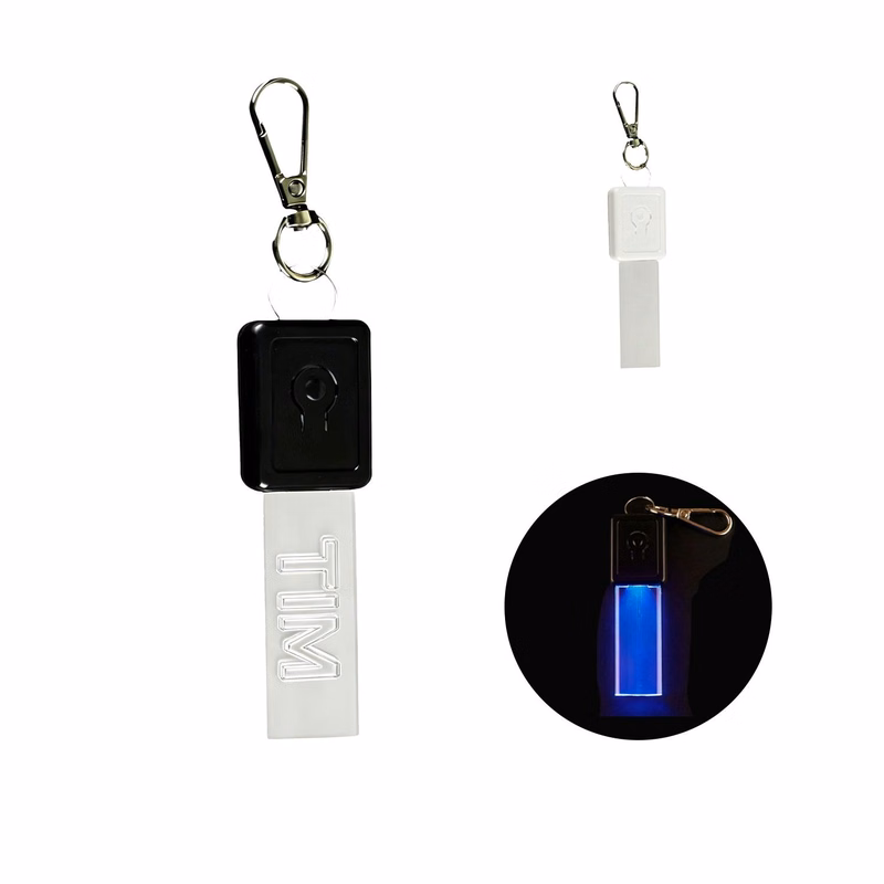 Compact LED Acrylic Keychain