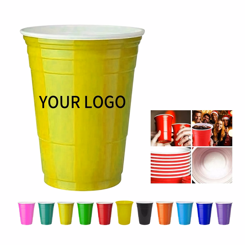 16oz Plastic Party Cup 3.8x4.7