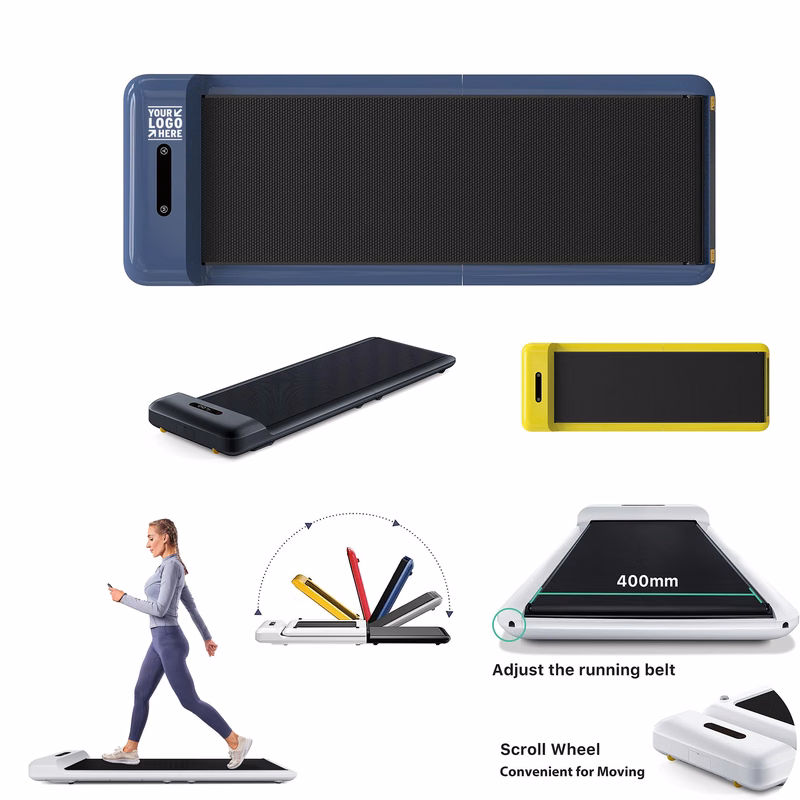 Folding Treadmill Foldable Walking Pad Ultra Slim Smart Fold Free Installation Gym Running Device