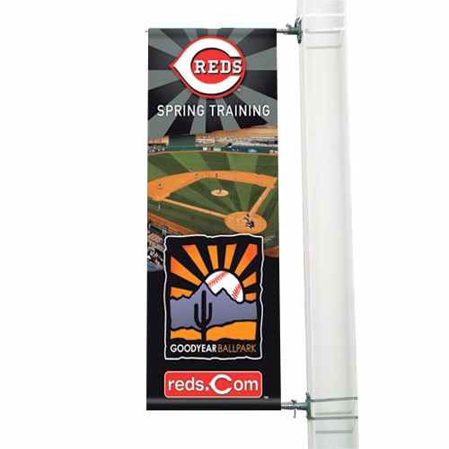 Two-Sided Pole Banner 18"x36" - Vinyl
