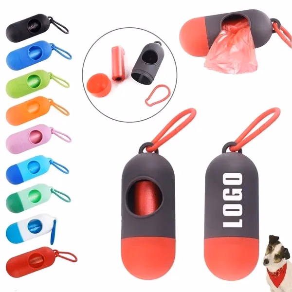 Pet Waste Bag Dispenser With Carabiner