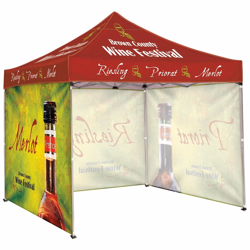 10' Square Canopy Tent W/Three Full Walls