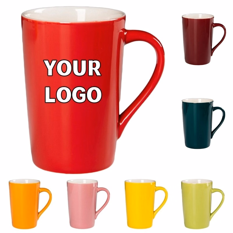 Custom Logo 12 oz Ceramic Coffee Mug