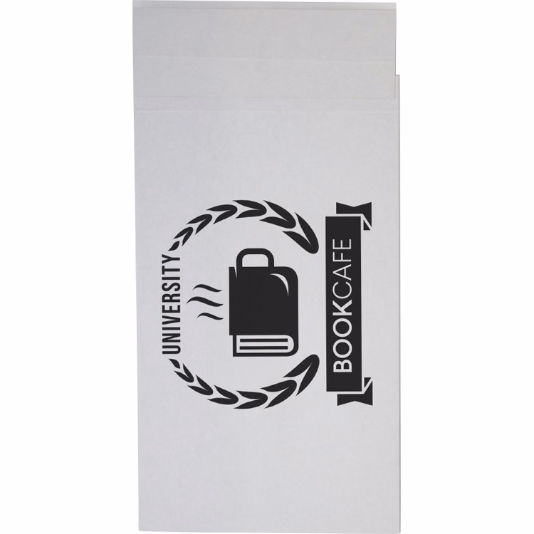 One Color White Eco-Shipper Expandable Paper Mailer (9.5" W x 16" H x 3" D)