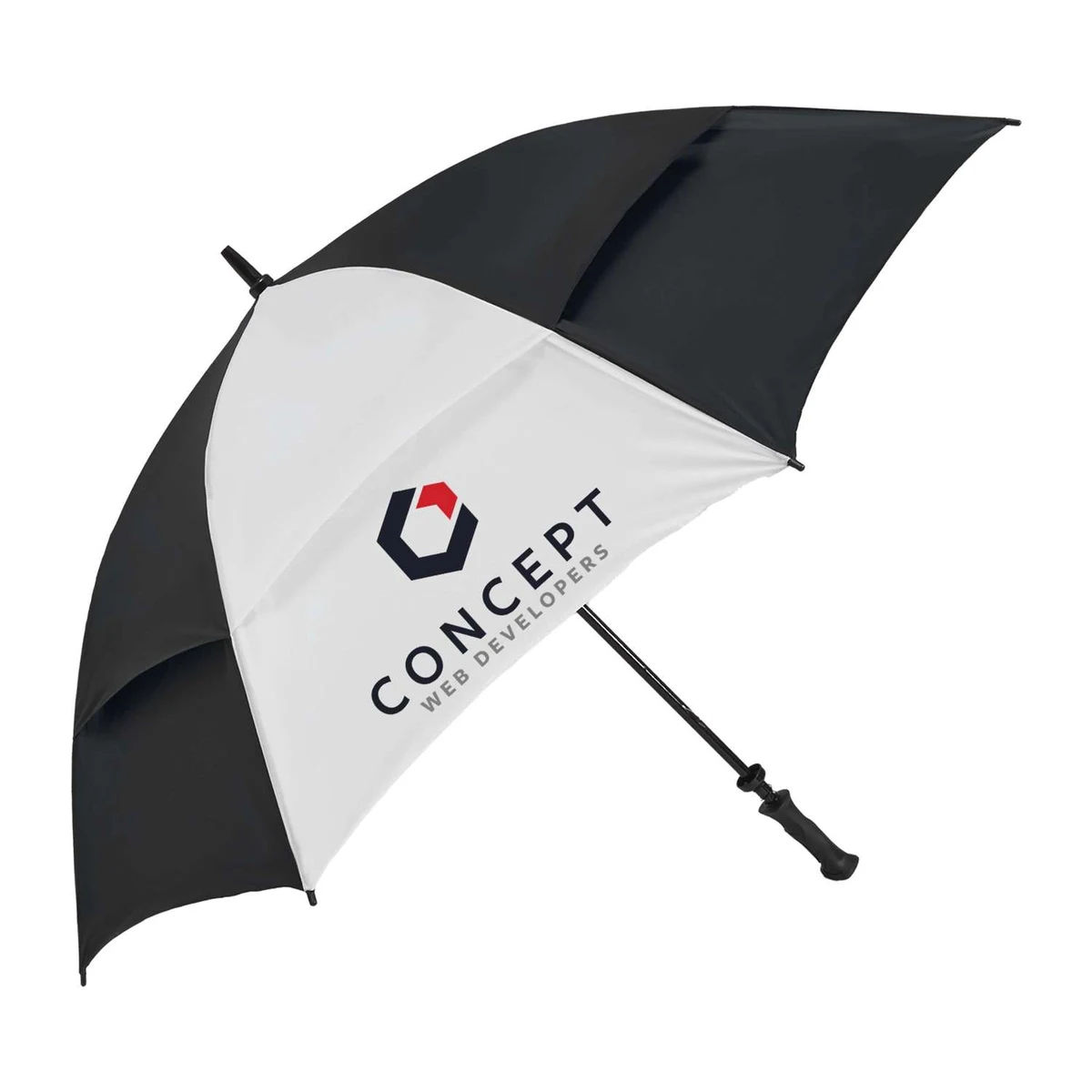 Challenger Alternating Panels Umbrella (2 Imprints) 1