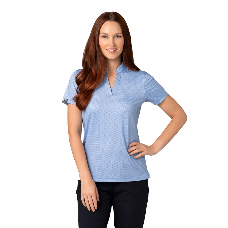 Storm Creek Women's Vacationer Printed Short Sleeve Polo