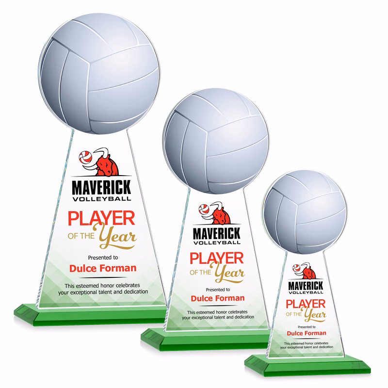 Edenwood Volleyball VividPrint™ Award - Green