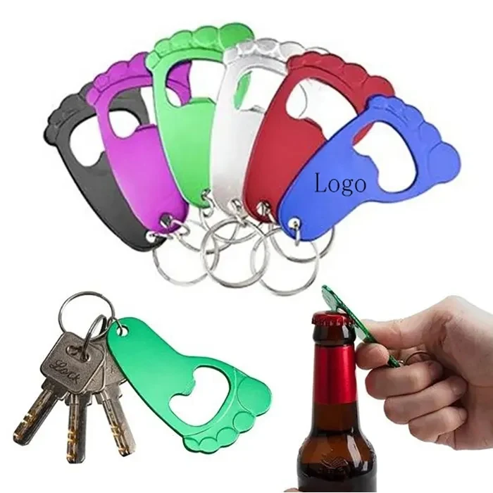 Foot Shaped Bottle Opener Key Holder 1