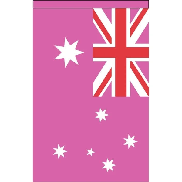 Australia Pink Pride Deluxe Garden Flag 1