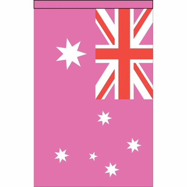 Australia Pink Pride Deluxe Garden Flag