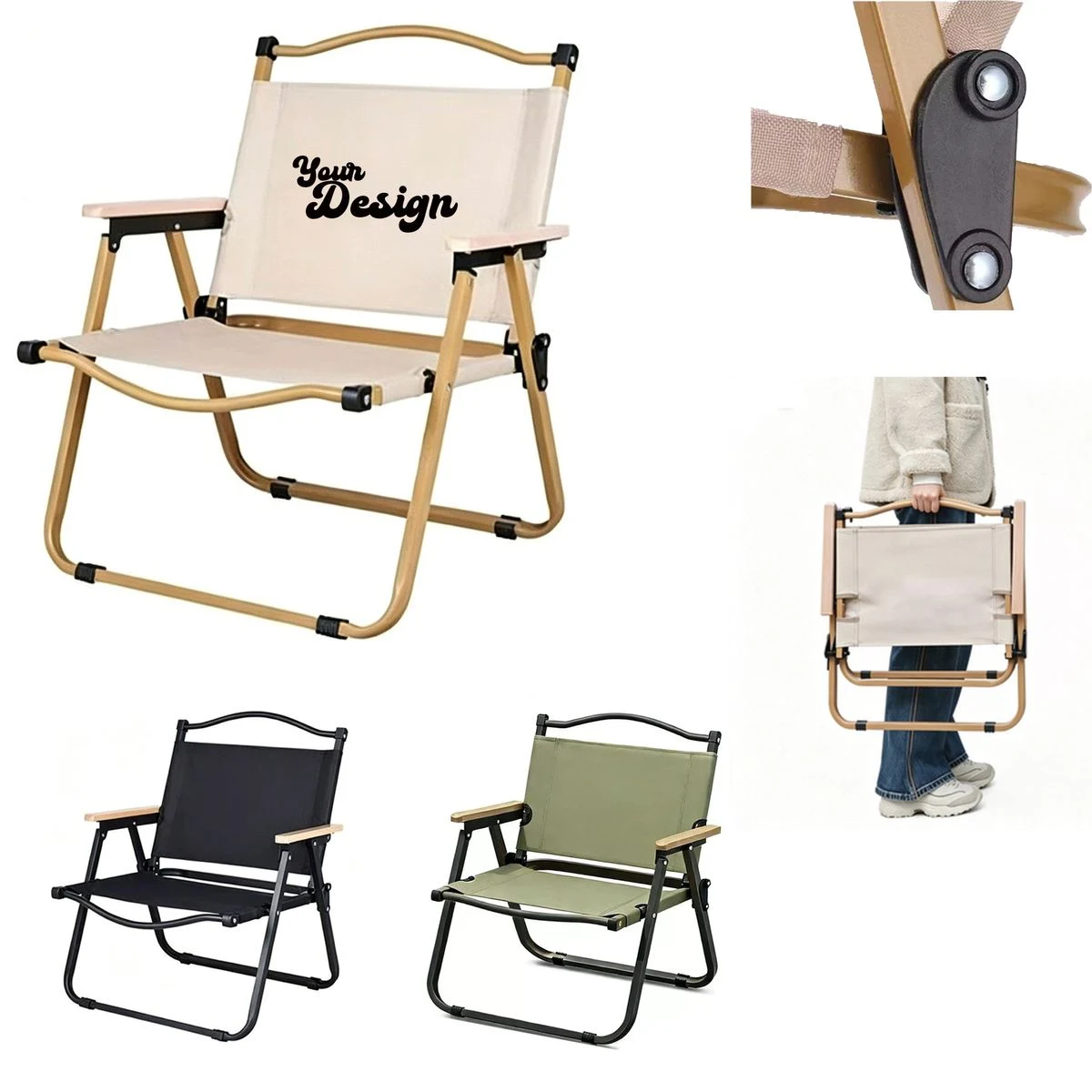 Portable Folding Camping Chair for Outdoor Leisure Activitie 1