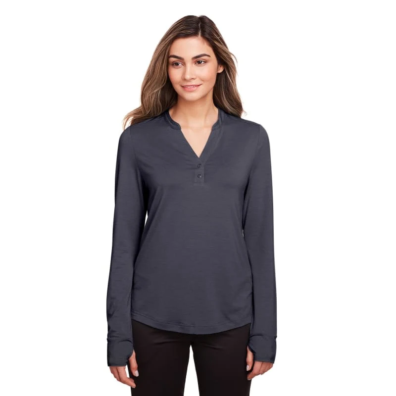 North End Ladies' Jaq Snap-Up Stretch Performance Pullover, custom hoodie or sweatshirt with logo imprint 1