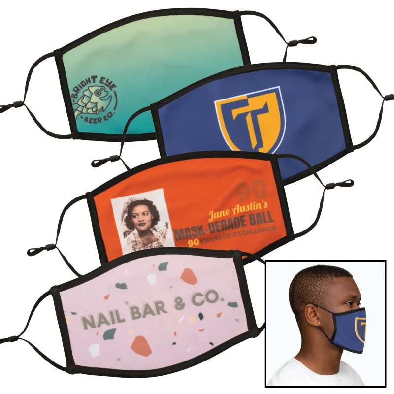 Clearance Item! Full Color Dye Sublimation Face Mask - Large / XL 1
