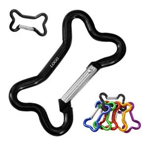 Stylish Bone-Shaped Aluminum Alloy Carabiner 1