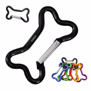 Stylish Bone-Shaped Aluminum Alloy Carabiner