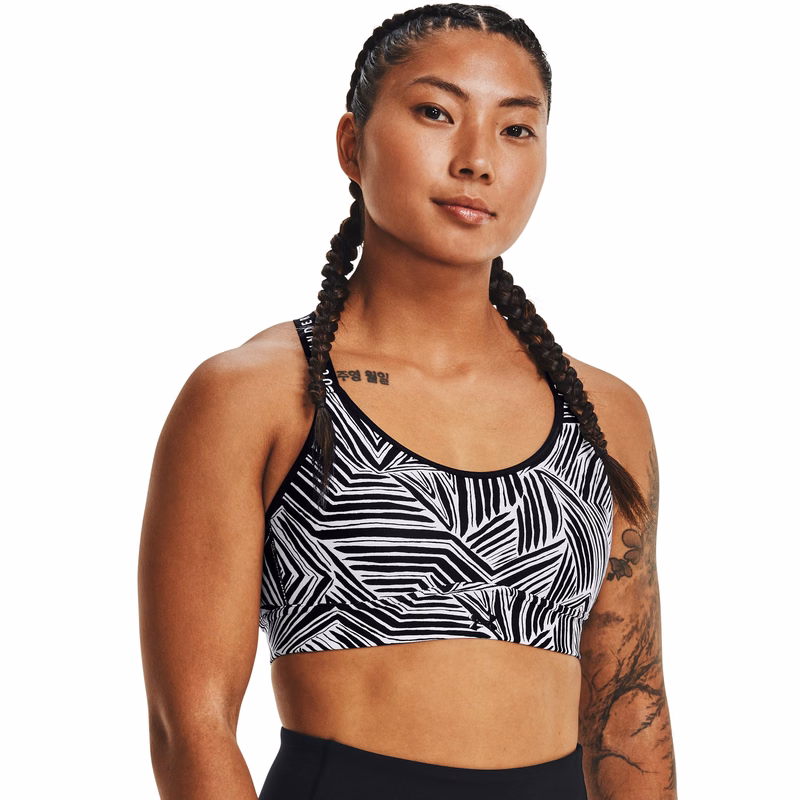 Women's UA Infinity Mid Printed Sports Bra 