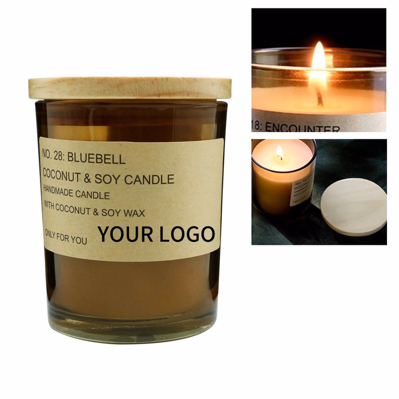 Glass Jar Soy Candle For Cozy Ambiance