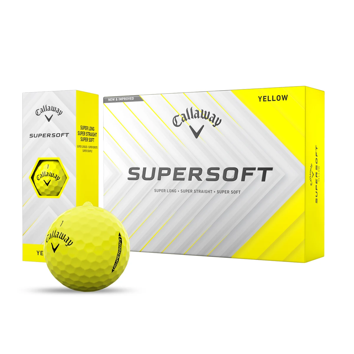 Callaway Super Soft Yellow Golf Balls 1