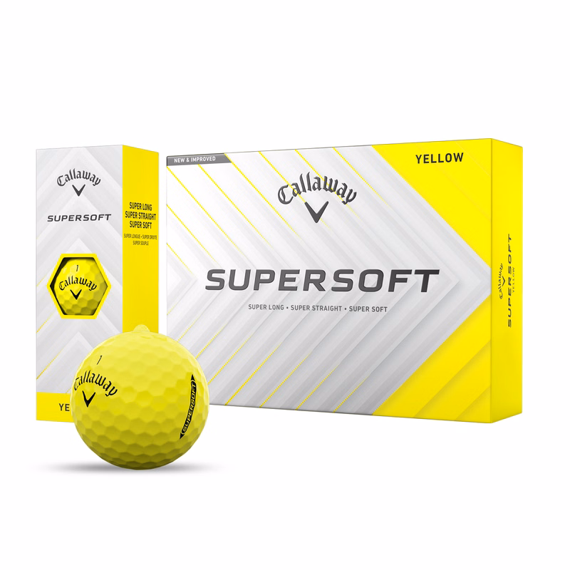 Callaway Super Soft Yellow Golf Balls