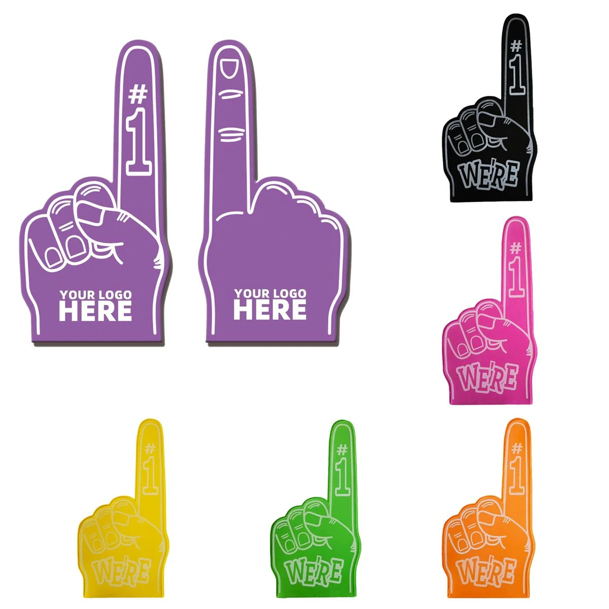 Eva Giant Foam Finger Cheerleading Hand Sports Gloves 1