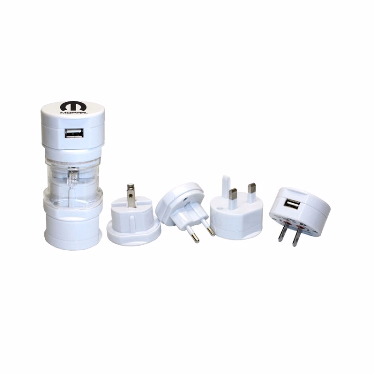 International Adapter Plug with USB