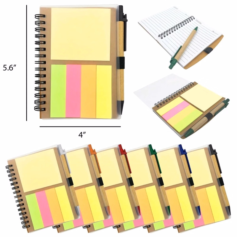 Eco-Friendly Complete Set Spiral Notebook Item # RCRLF-PJOYN