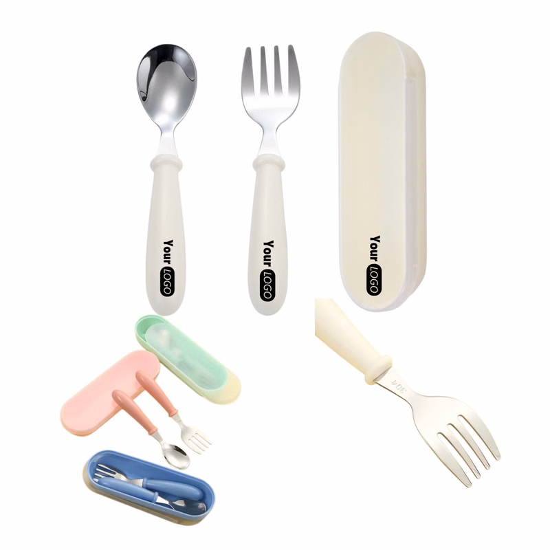 304 Stainless Steel Kids Spoon and Fork Set
