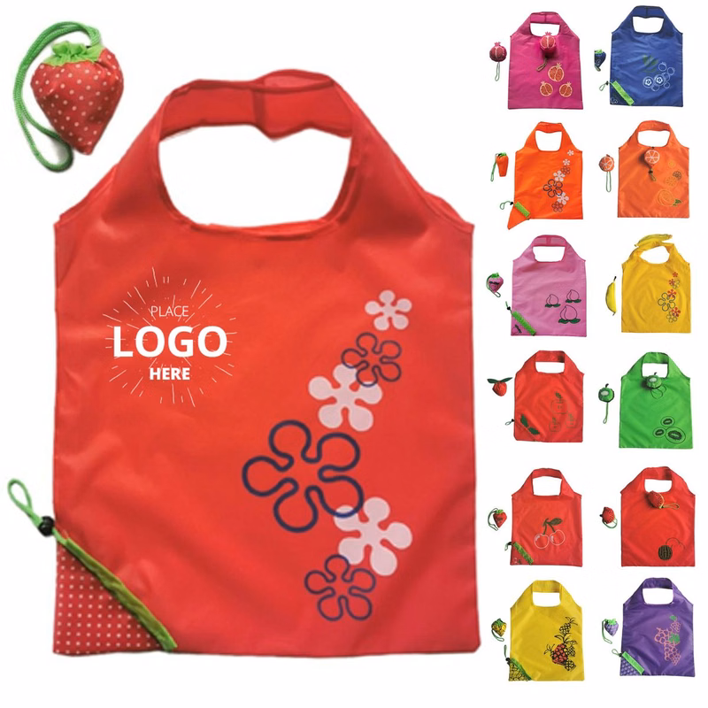Foldable Strawberry Collapsible Thickened Eco Shopping Bag