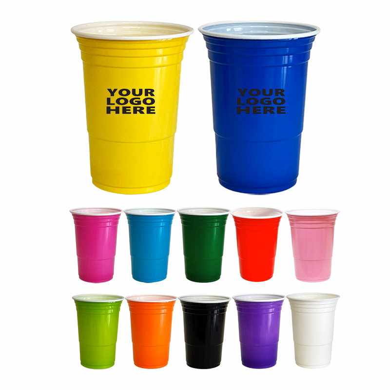 16oz Disposable Plastic Juice Cup