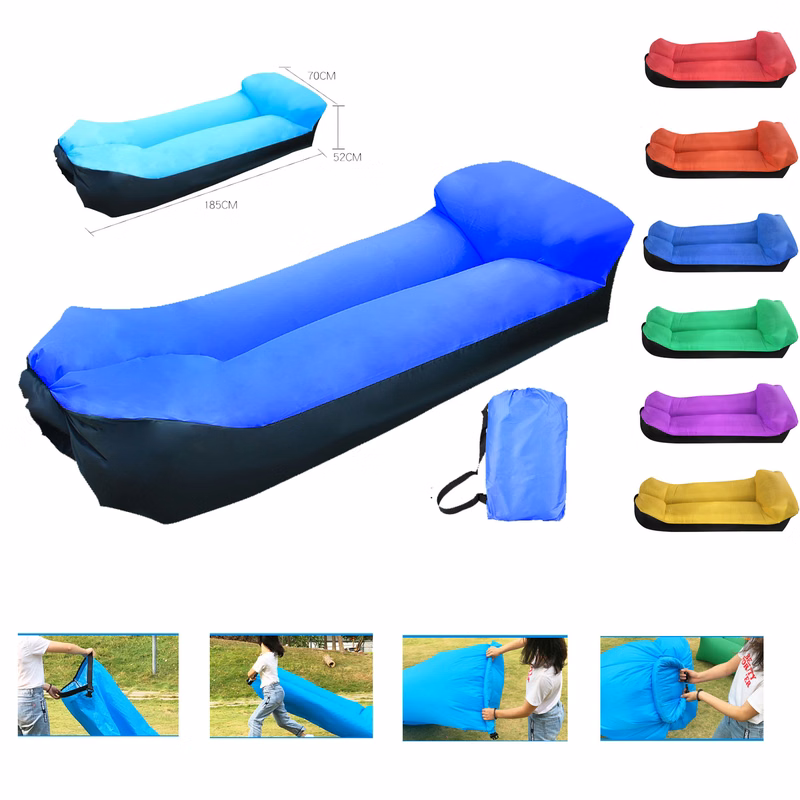 Inflatable Outdoor Camping Airbed with Pillow