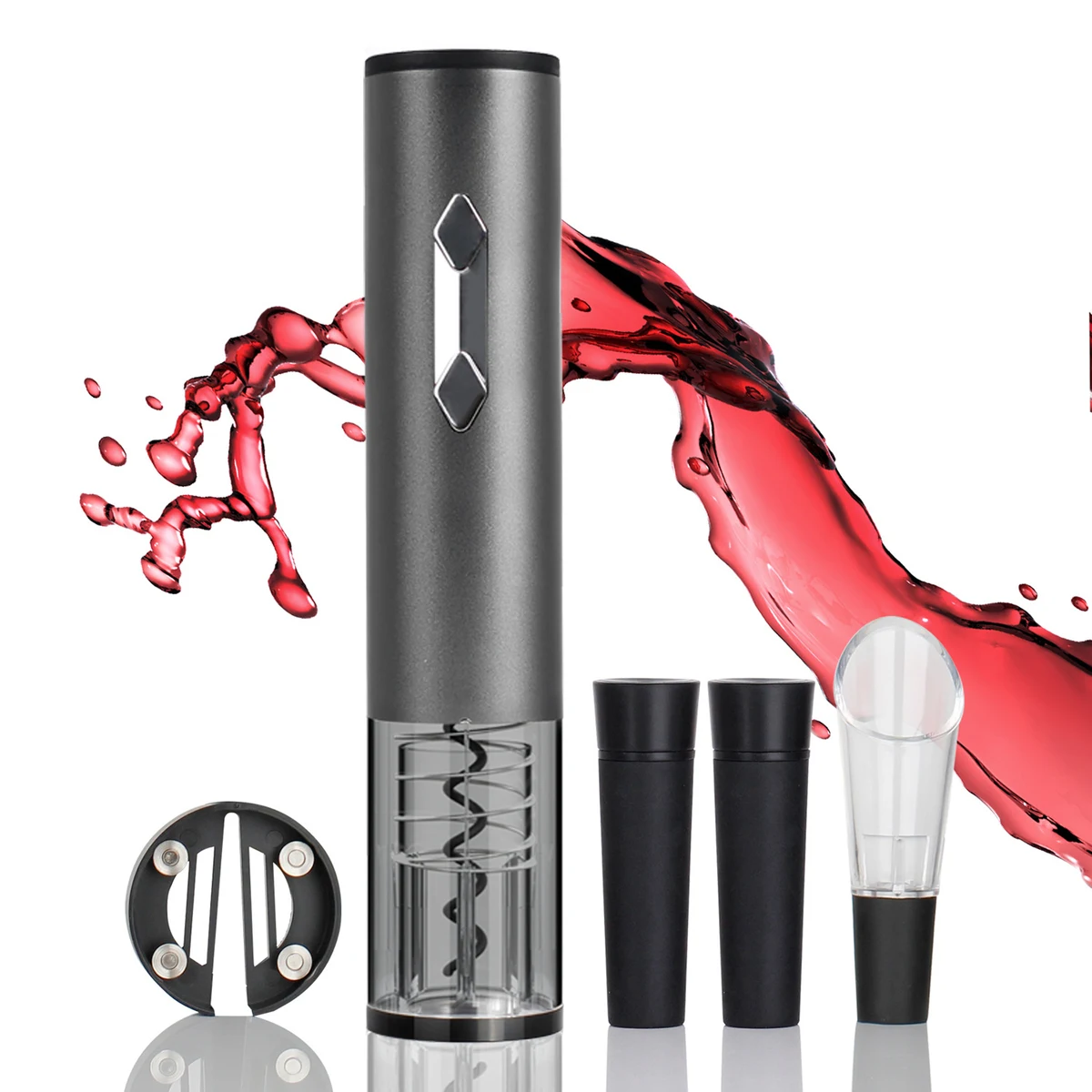 Electric Wine Opener with Aerator Pourer 1