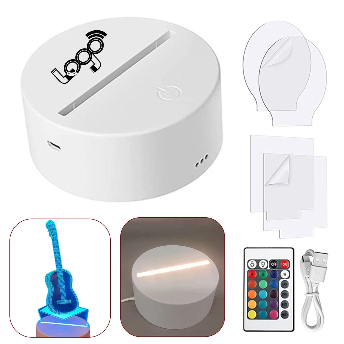 16 Color Acrylic Night Light For Bright Mood Displays 1