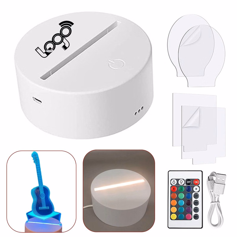 16 Color Acrylic Night Light For Bright Mood Displays
