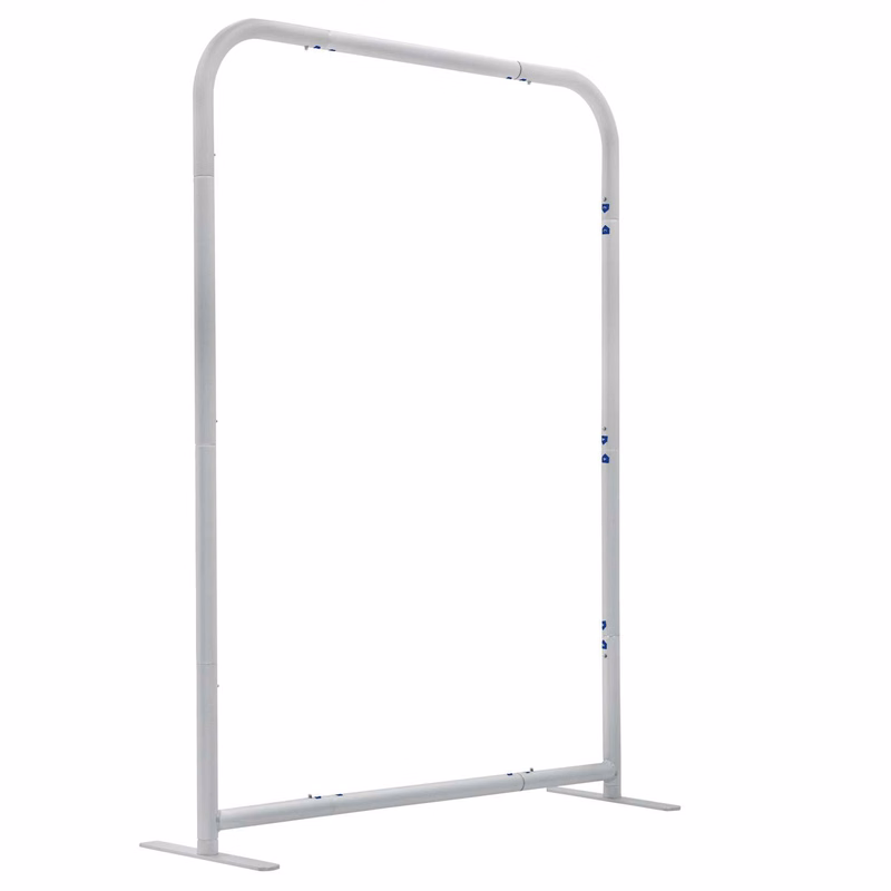3'W x 4'H EuroFit™ Tabletop Straight Wall Hardware