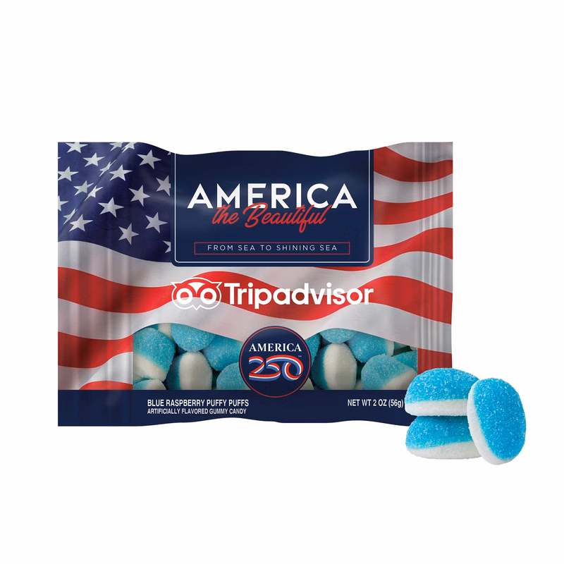 America 250- 2oz. Digibag™-Blue Raspberry Puffs