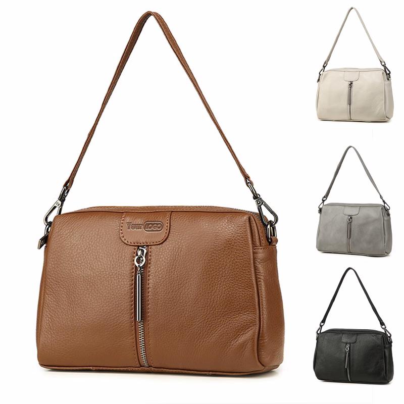 Leather Crossbody Purse Handbag for Women