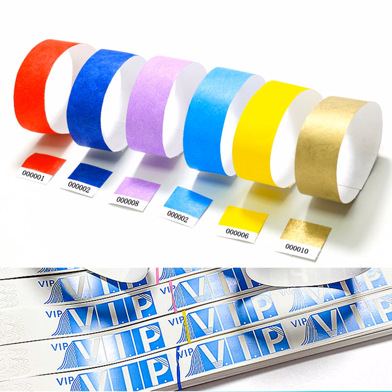 Premium DuPont Wristbands for Events Festivals