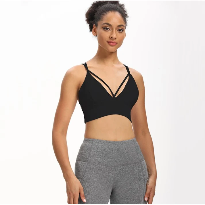 Women's Sports Yoga Bra Back Vest Underwear Lightweight 1