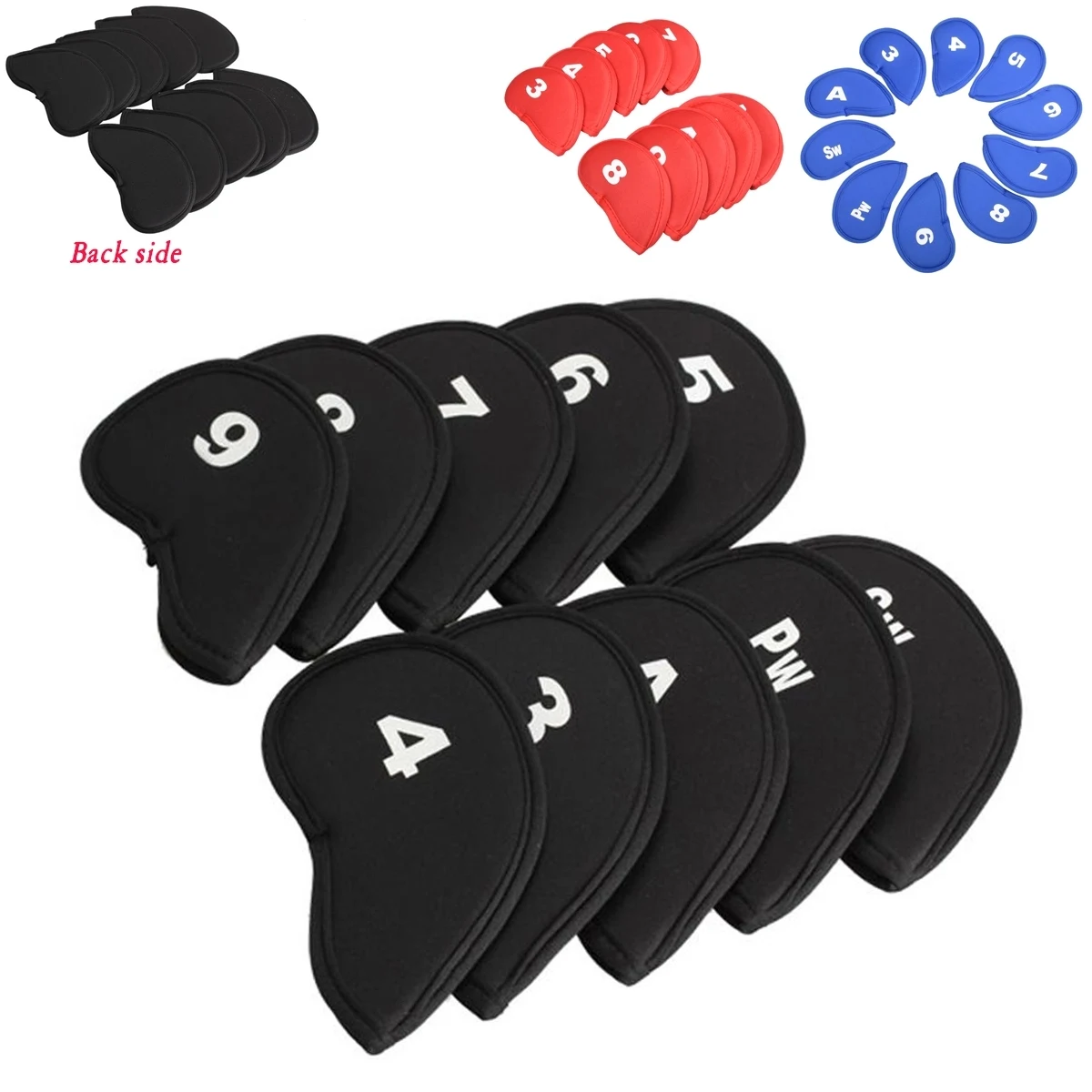 10 Pcs Golf Club Iron Head Covers 1